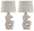 Ashley Chadrich Antique Beige Table Lamp (Set of 2)