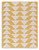 Ashley Thomley Ivory Yellow 5' x 7' Rug