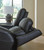 Ashley 5Z-Relaxation Onyx Power Reclining Loveseat with Console