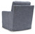 Ashley Nenana Next-Gen Nuvella Stone Swivel Glider Accent Chair