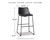 Ashley Centiar Brown Pub Height Bar Stool (Set of 2)