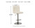 Ashley Bellatier Bone Adjustable Height Bar Stool (Set of 2)