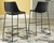 Ashley Centiar Black Pub Height Bar Stool (Set of 2)