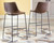 Ashley Centiar Black Pub Height Bar Stool (Set of 2)