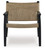 Ashley Halfmore Black Natural Accent Chair