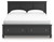 Ashley Lanolee Black King Panel Storage Bed