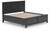 Ashley Lanolee Black King Panel Storage Bed