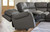 Ashley 5Z-Harrenhurst Anchor 7-Piece Power Reclining Sectional U12600/46(2)/57(2)/58/62/77