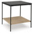 Ashley Minrich Black Natural Accent Table