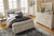 Ashley Bellaby Whitewash Queen Platform Bed with 2 Storage Drawers