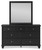Ashley Lanolee Black Dresser and Mirror