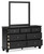 Ashley Lanolee Black Dresser and Mirror