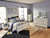 Ashley Bellaby Whitewash Queen Crossbuck Panel Bed