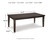 Ashley Haddigan Dark Brown Dining Extension Table