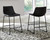 Ashley Centiar Gray Counter Height Bar Stool (Set of 2)