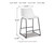 Ashley Centiar Gray Counter Height Bar Stool (Set of 2)