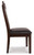 Ashley Haddigan Dark Brown Dining Chair (Set of 2)