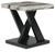 Ashley Cendill Dark Brown White Black Table (Set of 3)