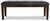 Ashley Haddigan Dark Brown Dining Bench