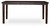 Ashley Haddigan Dark Brown Counter Height Dining Extension Table