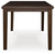 Ashley Haddigan Dark Brown Counter Height Dining Extension Table