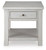 Ashley Robbinsdale Antique White End Table