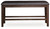Ashley Haddigan Dark Brown Counter Height Dining Bench