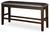 Ashley Haddigan Dark Brown Counter Height Dining Bench