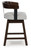 Ashley Haddigan Dark Brown Counter Height Barstool (Set of 2)