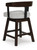 Ashley Haddigan Dark Brown Counter Height Barstool (Set of 2)
