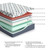 Ashley 14 Inch Chime Elite 2.0 White Blue California King Mattress