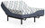Ashley 14 Inch Chime Elite 2.0 White Blue California King Mattress