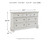 Ashley Robbinsdale Antique White Dresser B742-31