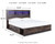 Ashley Drystan Multi King Bookcase Bed with 4 Storage Drawers