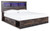 Ashley Drystan Multi King Bookcase Bed with 2 Storage Drawers
