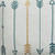 Ashley Gyldan White Teal Gold Pillow