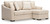 Benchcraft Lango Jute Queen Sofa Chaise Sleeper