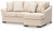 Benchcraft Lango Jute Queen Sofa Chaise Sleeper