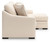 Benchcraft Lango Jute Queen Sofa Chaise Sleeper