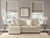 Benchcraft Lango Jute Queen Sofa Chaise Sleeper