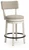 Ashley Robbinsdale Antique White Counter Height Barstool (Set of 2) D642-224