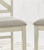 Ashley Robbinsdale Antique White Counter Height Barstool (Set of 2) D642-324