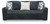 Ashley Midnight-Madness Gunmetal Sofa