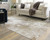 Ashley Grifflain Tan Brown Gray 7'10" x 10'3" Washable Rug