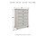Ashley Robbinsdale Antique White Chest of Drawers