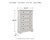 Ashley Robbinsdale Antique White Chest of Drawers