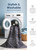 Ashley Grifflain Tan Brown Gray 5'1" x 7' Washable Rug