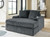 Ashley Midnight-Madness Gunmetal Oversized Chaise