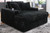 Ashley Midnight-Madness Gunmetal Oversized Chaise