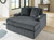 Ashley Midnight-Madness Gunmetal Oversized Chaise